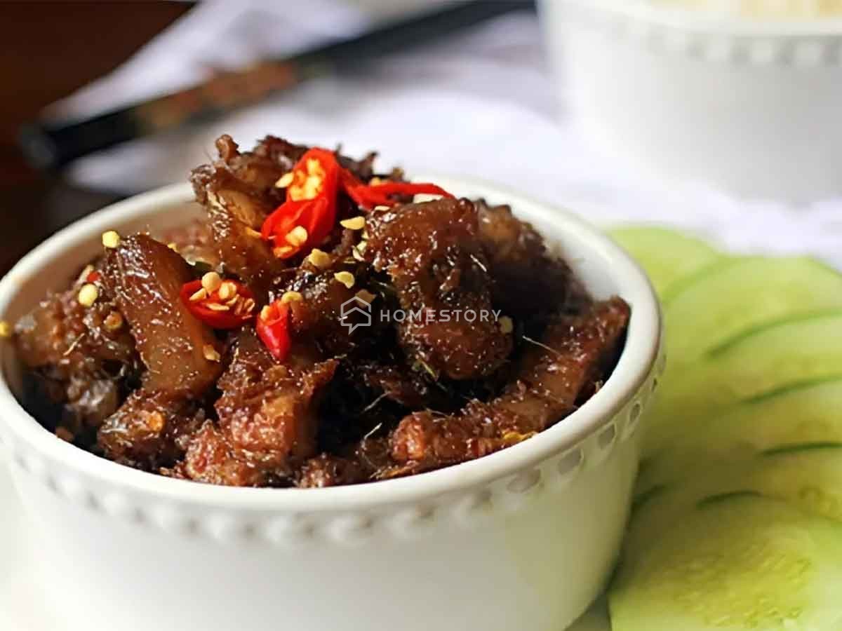 Trời Mưa Ăn Gì Ngon? 20+ Món Ngon Ngày Mưa Dễ Nấu, Dễ Hao Cơm 8 Trời Mưa Ăn Gì Ngon? - Thịt Kho Mắm Ruốc