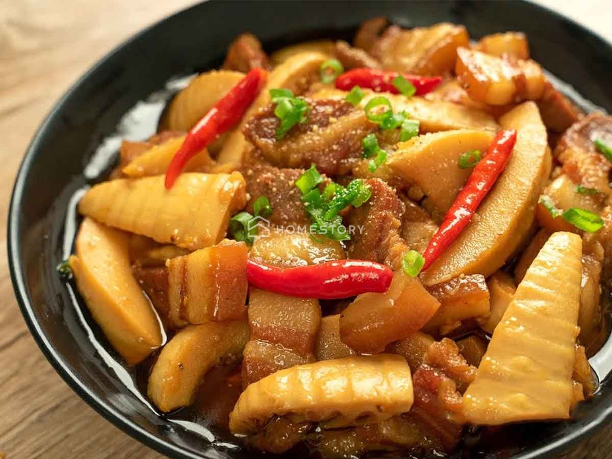 Trời Mưa Ăn Gì Ngon? 20+ Món Ngon Ngày Mưa Dễ Nấu, Dễ Hao Cơm 9 Thịt Kho Măng Tươi, Món Ngon Ngày Mưa Hấp Dẫn