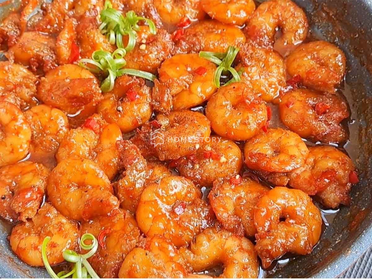 Trời Mưa Ăn Gì Ngon? 20+ Món Ngon Ngày Mưa Dễ Nấu, Dễ Hao Cơm 11 Trời Mưa Ăn Gì Ngon? - Tôm Kho