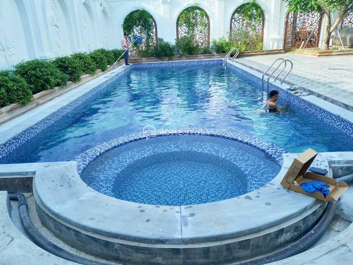 Thiết Kế Và Thi Công Hồ Bơi Massage Gia Đình Chuyên Nghiệp 11 Hồ Bơi Massage Với Khu Vực Bể Sục Riêng Độc Đáo