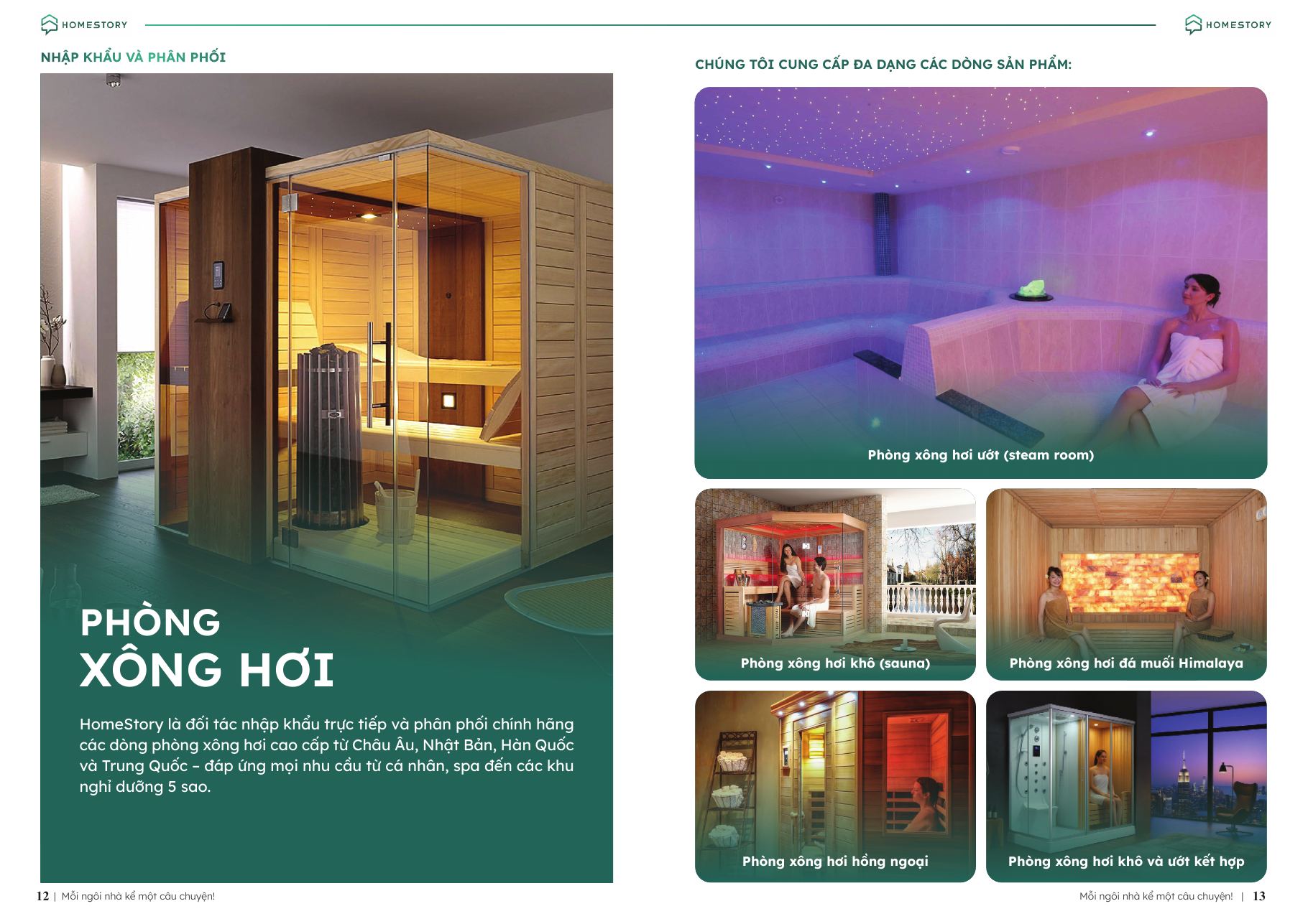 Phòng xông hơi HomeStory