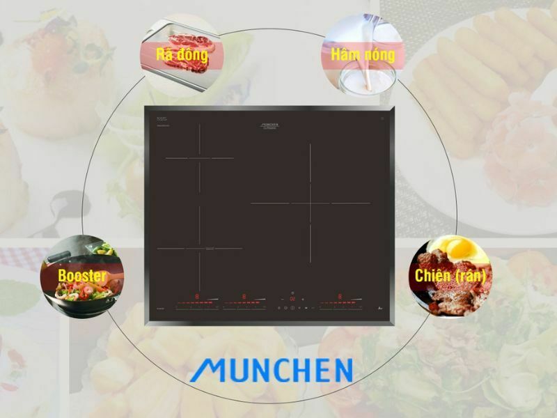 Bếp Điện Từ 3 Vùng Nấu Munchen Gm3631 7300W Cảm Ứng 3 Giá Mua Bán Bếp Điện Từ 3 Vùng Nấu Munchen Gm3631 3500W Cảm Ứng