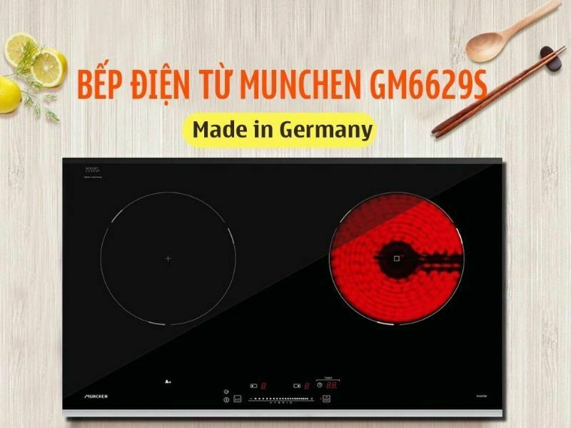 Giá Mua Bán Bếp Điện Từ Hồng Ngoại Đôi Munchen Gm6629S 2400W Cảm Ứng