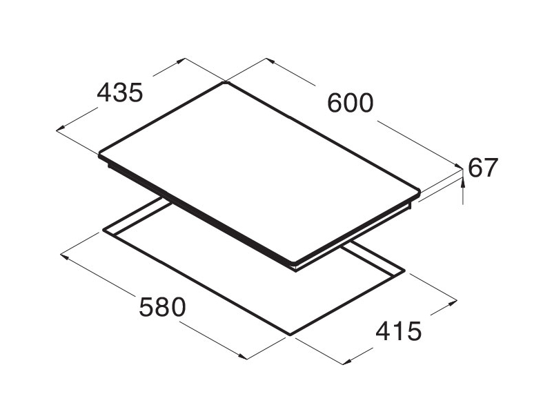 Kích Thước Bếp Điện Hồng Ngoại 3 Vùng Nấu Cata Tt 5003 X 2700W Cảm Ứng
