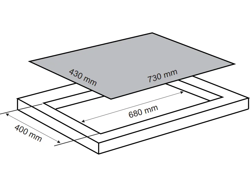 Kích Thước Bếp Điện Từ Đôi Batani Eg-58M 2700W Cảm Ứng