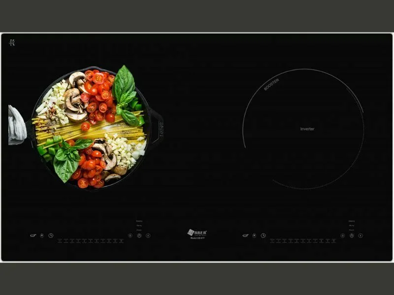 Mặt Kính Bếp Điện Từ Đôi Arber Ab670 2000W Cảm Ứng