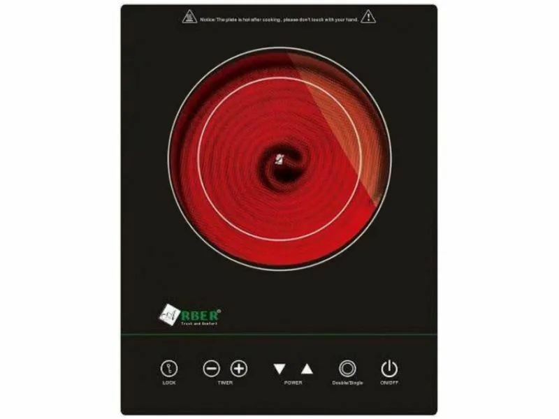 Mặt Trước Bếp Điện Hồng Ngoại Đơn Arber Ab264 2200W Cảm Ứng