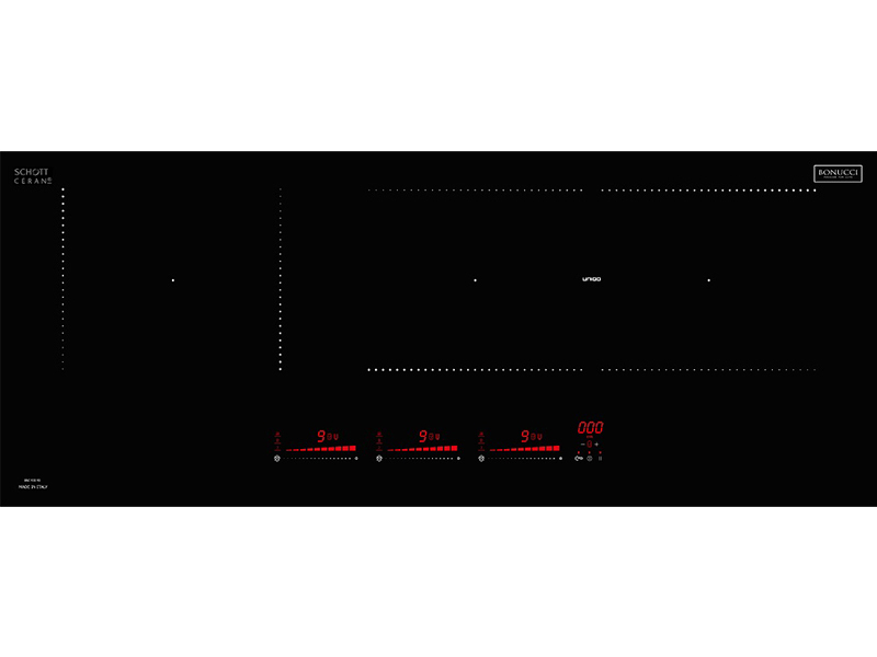 Bếp Điện Từ 3 Vùng Nấu Bonucci Bnc 93090 7400W Cảm Ứng 1 Mặt Trước Bếp Điện Từ 3 Vùng Nấu Bonucci Bnc 93090 3700W Cảm Ứng