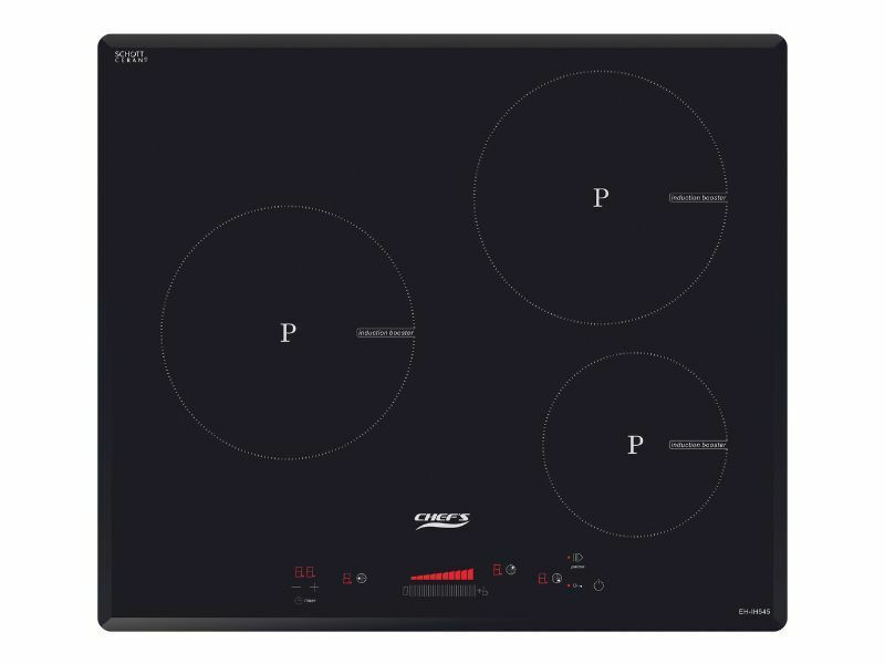 Mặt Trước Bếp Điện Từ 3 Vùng Nấu Chefs Eh Ih545 2000W Cảm Ứng