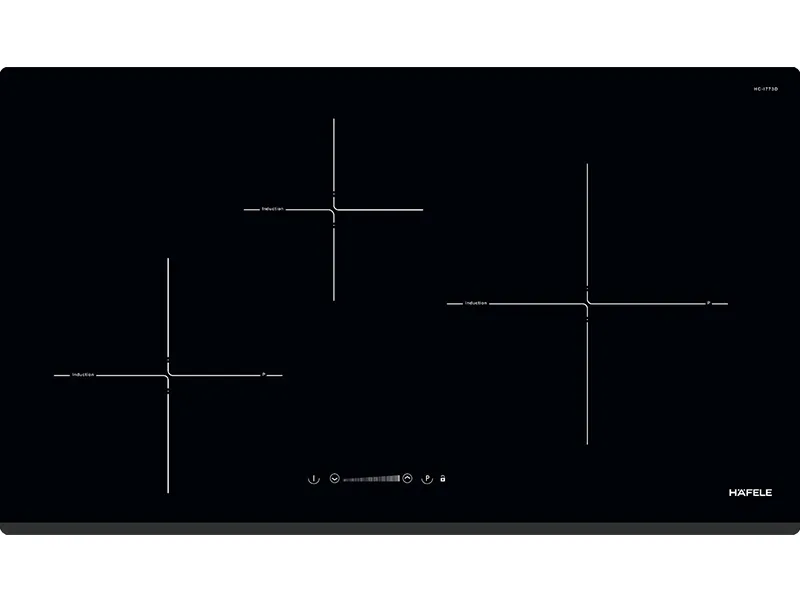 Bếp Điện Từ 3 Vùng Nấu Hafele Hc-I173D 536.01.905 6700W Cảm Ứng 1 Mặt Trước Bếp Điện Từ 3 Vùng Nấu Hafele Hc-I173D 536.01.905 3000W Cảm Ứng