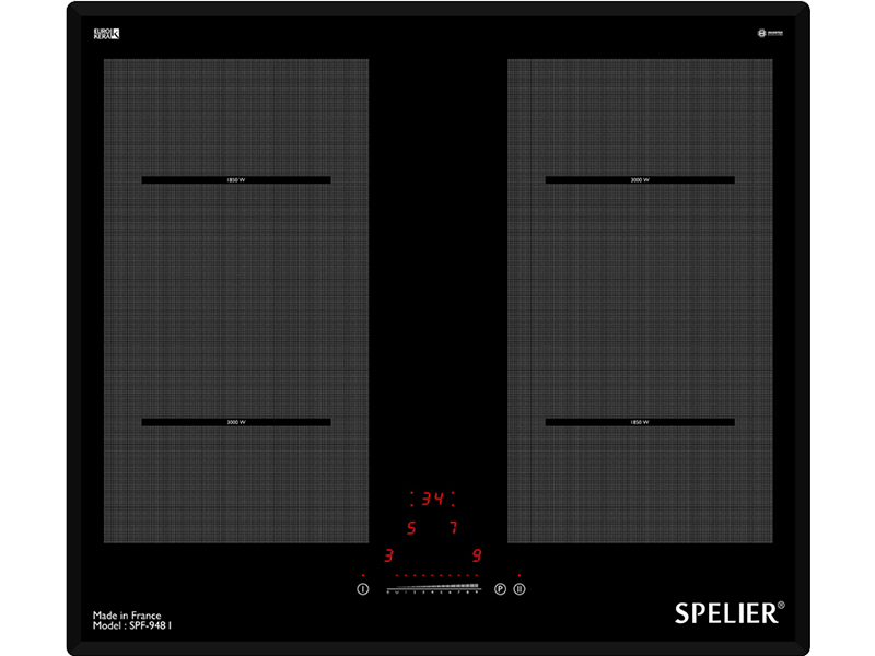 Mặt Trước Bếp Điện Từ Spelier Spf 948I Cảm Ứng