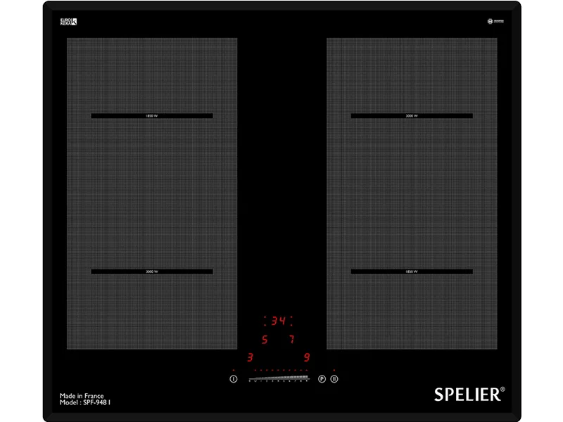 Mặt Trước Bếp Điện Từ Spelier Spf 948I Cảm Ứng
