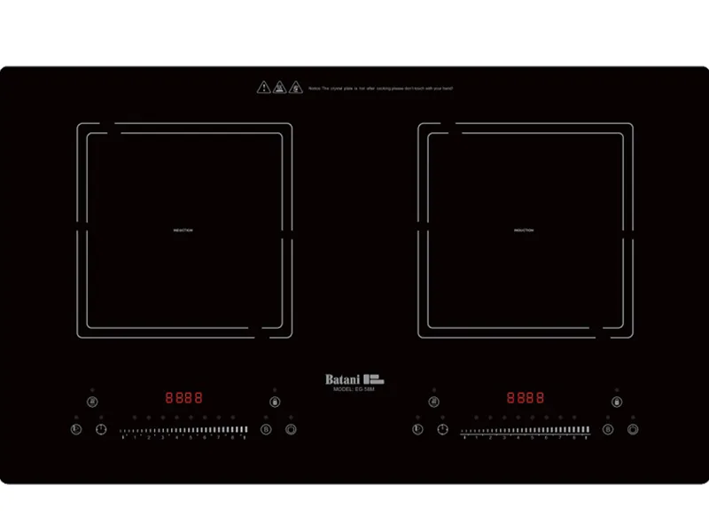 Mặt Trước Bếp Điện Từ Đôi Batani Eg-58M 2700W Cảm Ứng