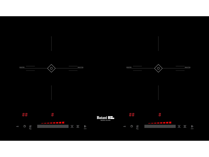 Bếp Điện Từ Đôi Batani EG-838 4400W Cảm Ứng 1 Mặt Trước Bếp Điện Từ Đôi Batani EG-838 2200W Cảm Ứng