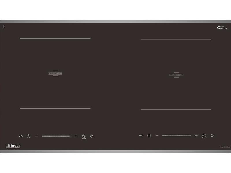 Mặt Trước Bếp Điện Từ Đôi Binova Bi-107Plus 2200W Cảm Ứng