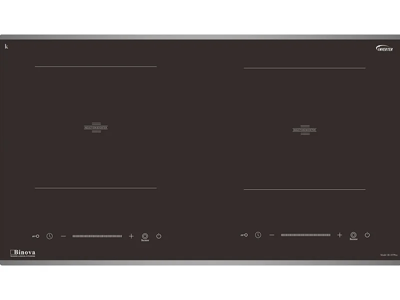 Bếp Điện Từ Đôi Binova Bi-107Plus 4400W Cảm Ứng 1 Mặt Trước Bếp Điện Từ Đôi Binova Bi-107Plus 2200W Cảm Ứng