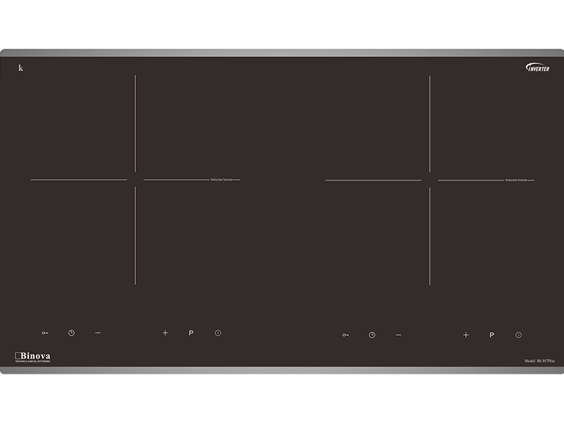 Mặt Trước Bếp Điện Từ Đôi Binova Bi-307Plus 2200W Cảm Ứng