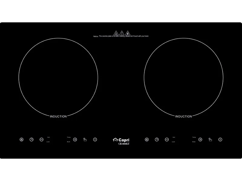 Mặt Trước Bếp Điện Từ Đôi Capri Cr-806Kt 2000W Cảm Ứng
