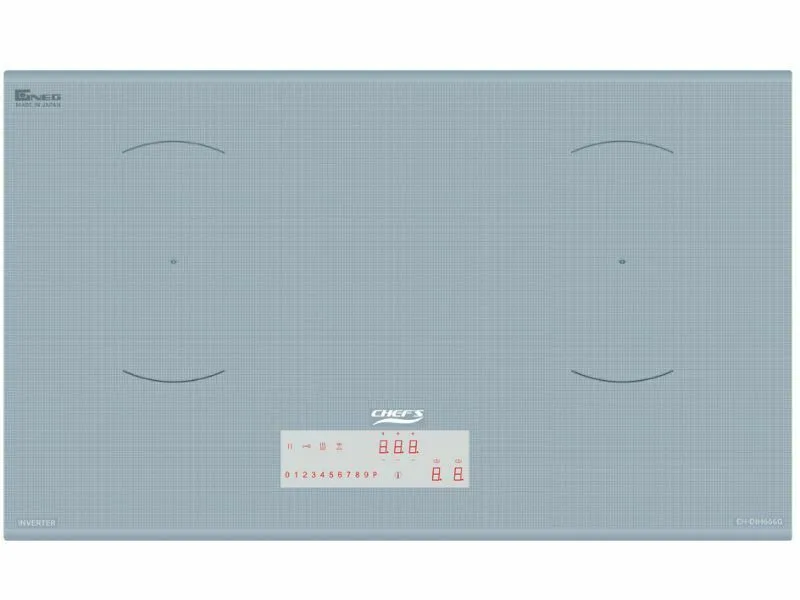 Mặt Trước Bếp Điện Từ Đôi Chefs Eh Dih666G 3000W Cảm Ứng