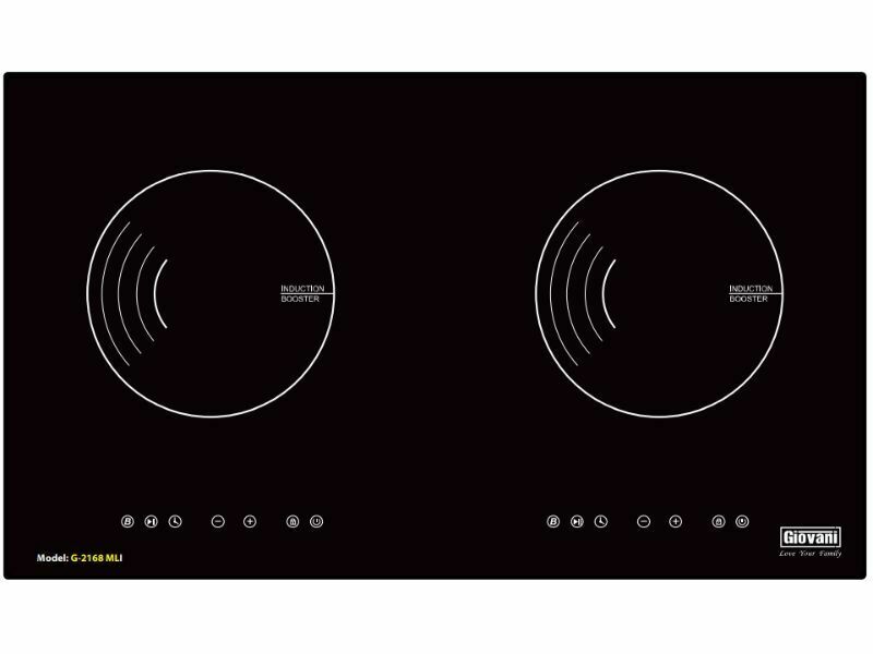 Bếp Điện Từ Đôi Giovani G-2168 Mli 4000W Cảm Ứng 1 Mặt Trước Bếp Điện Từ Đôi Giovani G-2168 Mli 2200W Cảm Ứng