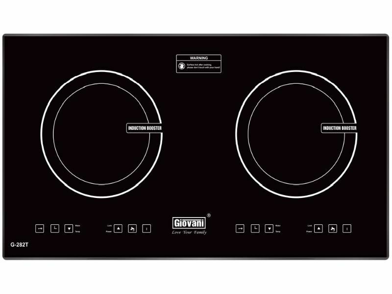Bếp Điện Từ Đôi Giovani G-282T 4000W Cảm Ứng 1 Mặt Trước Bếp Điện Từ Đôi Giovani G-282T 2000W Cảm Ứng