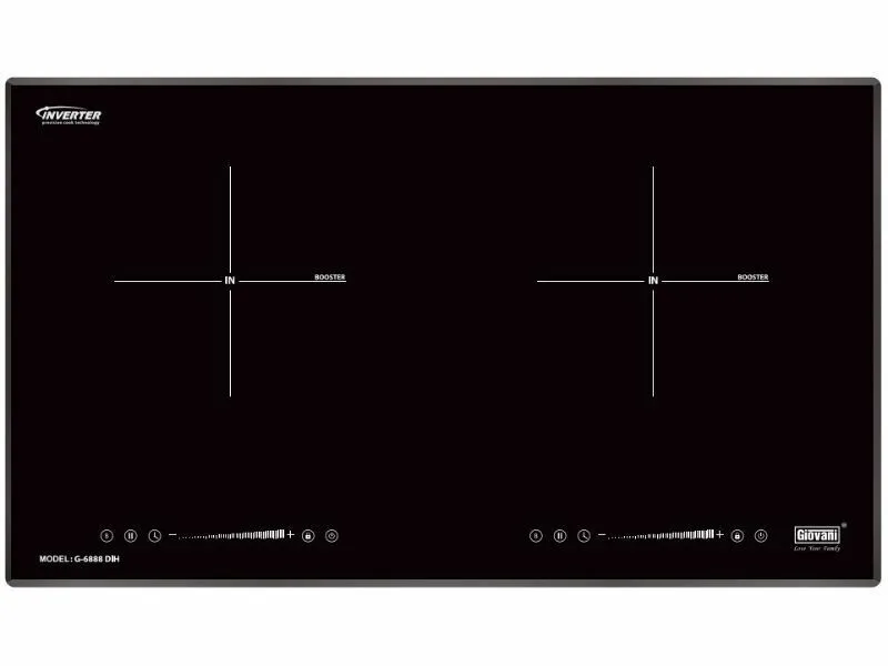 Bếp Điện Từ Đôi Giovani G-6888 Dih 4000W Cảm Ứng 1 Mặt Trước Bếp Điện Từ Giovani G-6888 Dih Cảm Ứng