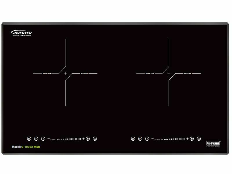 Mặt Trước Bếp Điện Từ Đôi Giovani G999S 2200W Cảm Ứng