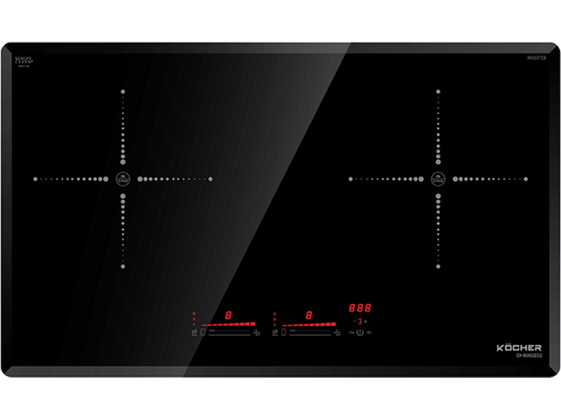 Bếp Điện Từ Đôi Kocher Di-806Ge02 4000W Cảm Ứng 1 Mặt Trước Bếp Điện Từ Đôi Kocher Di 806Ge02 3700W Cảm Ứng