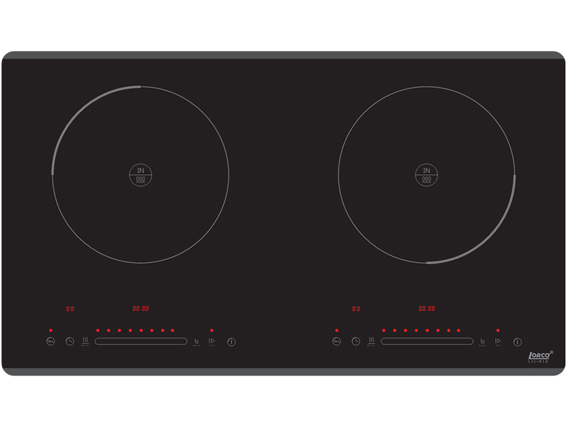 Bếp Điện Từ Đôi Lorca Lci-816 4800W Cảm Ứng 1 Mặt Trước Bếp Điện Từ Đôi Lorca Lci 816 2400W Cảm Ứng