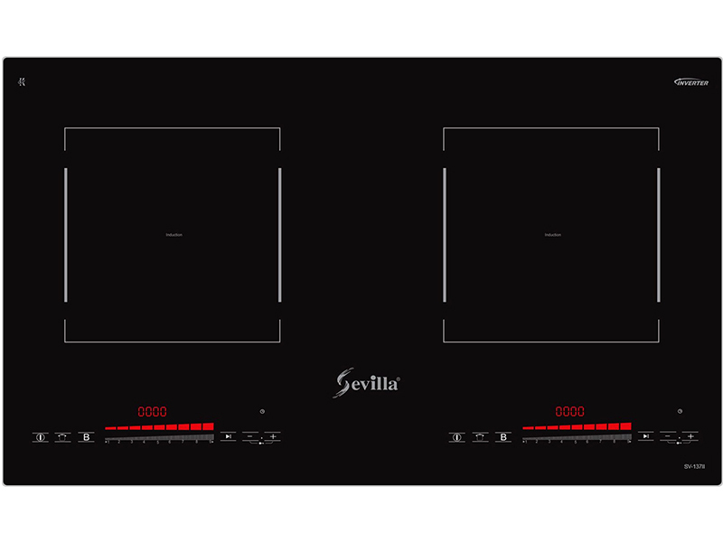 Bếp Điện Từ Đôi Sevilla Sv-137Ii 4400W Cảm Ứng 1 Mặt Trước Bếp Điện Từ Đôi Sevilla Sv-137Ii 2600W Cảm Ứng