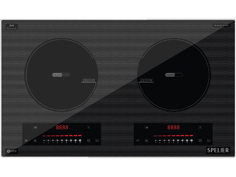 Bếp Điện Từ Đôi Spelier Spm 980I Plus 4800W Cảm Ứng 1 Mặt Trước Bếp Điện Từ Đôi Spelier Spm 980I Plus 2600W Cảm Ứng