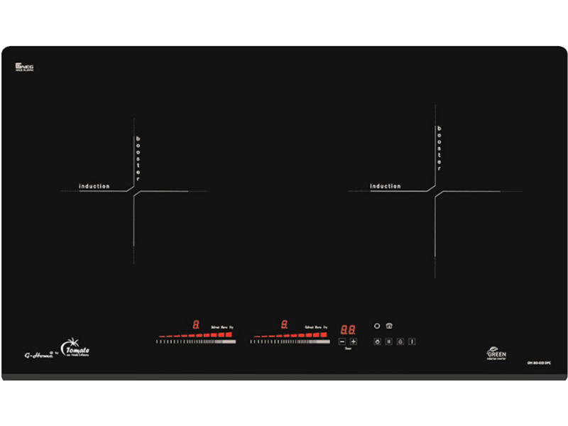 Mặt Trước Bếp Điện Từ Đôi Tomate Gh 8G-02I Dfc 3000W Cảm Ứng