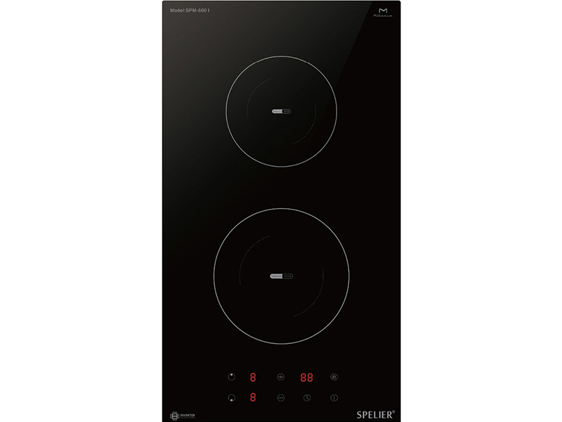 Mặt Trước Bếp Điện Từ Domino Spelier Spm 660I 1800W Cảm Ứng