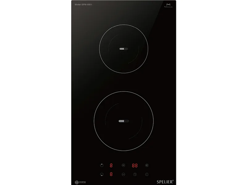 Mặt Trước Bếp Điện Từ Domino Spelier Spm 660I 1800W Cảm Ứng