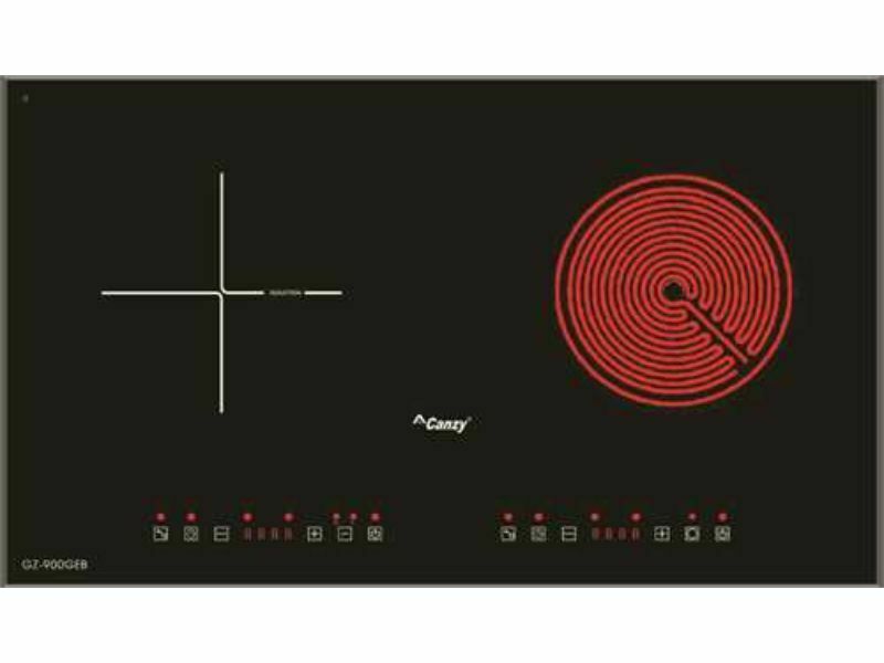 Mặt Trước Bếp Điện Từ Hồng Ngoại Canzy Cz 900Geb 2400W Cảm Ứng