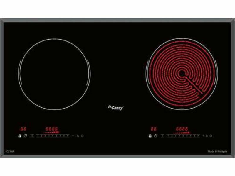 Mặt Trước Bếp Điện Từ Hồng Ngoại Đôi Canzy Cz 86R 2400W Cảm Ứng