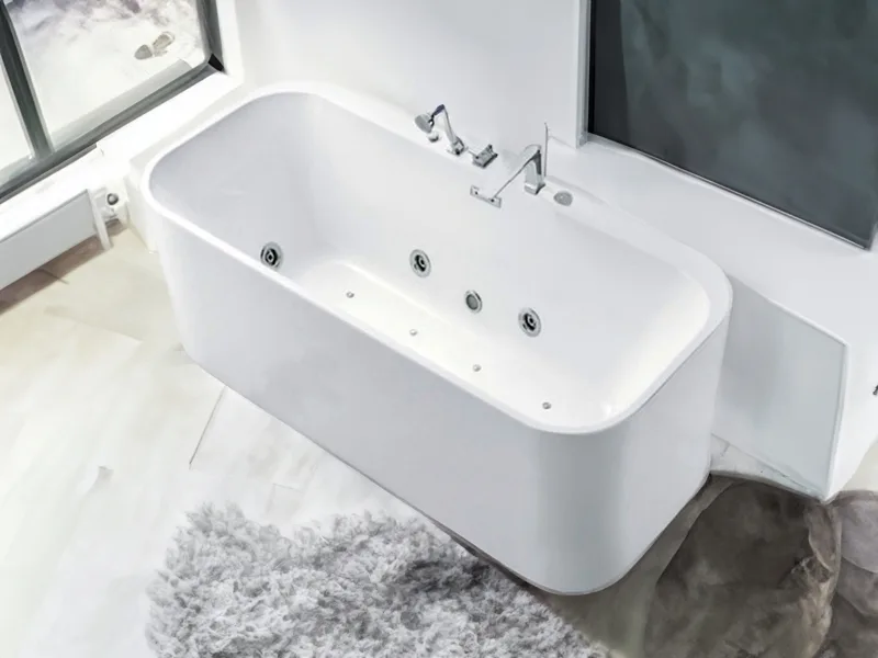 Bồn Tắm Nằm Đơn Acrylic Monaco Mc-1014 Chữ Nhật Độc Lập 3 Giá Mua Bán Bồn Tắm Nằm Đơn Acrylic Monaco Mc-1014 Chữ Nhật Độc Lập