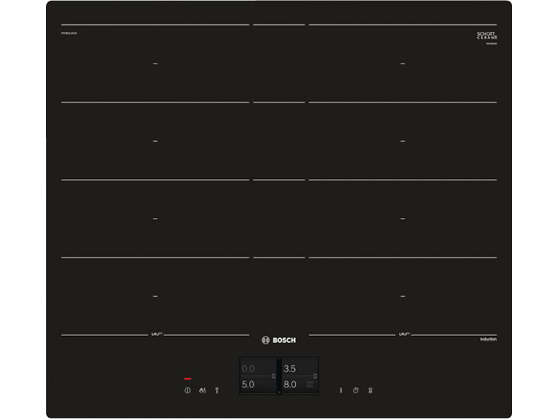 Mặt Trước Bếp Điện Từ 4 Vùng Nấu Bosch Hmh.pxy601Jw1E 7400W Cảm Ứng