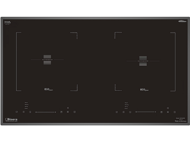 Mặt Trước Bếp Điện Từ Đôi Binova Bi-566Gm 4400W Cảm Ứng