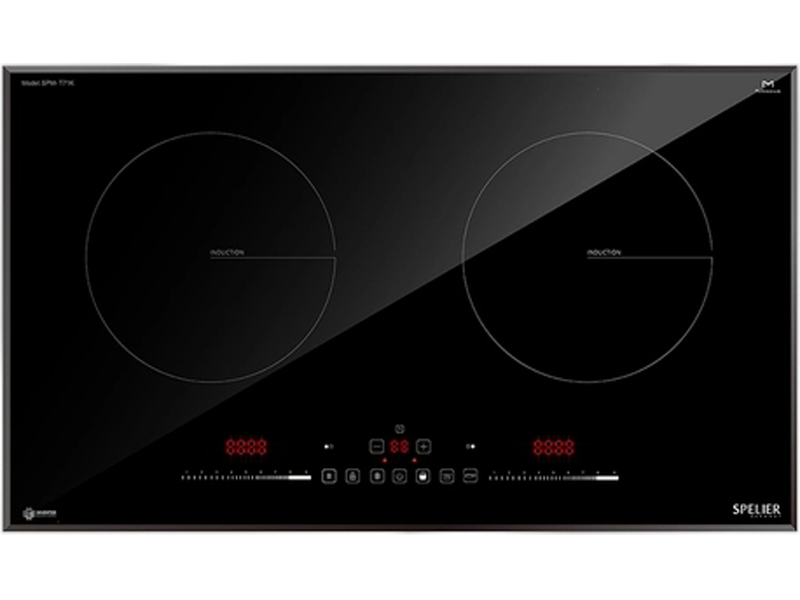 Bếp Điện Từ Đôi Spelier Spm-T71K 4200W Cảm Ứng 1 Mặt Trước Bếp Điện Từ Đôi Spelier Spm-T71K 4200W Cảm Ứng