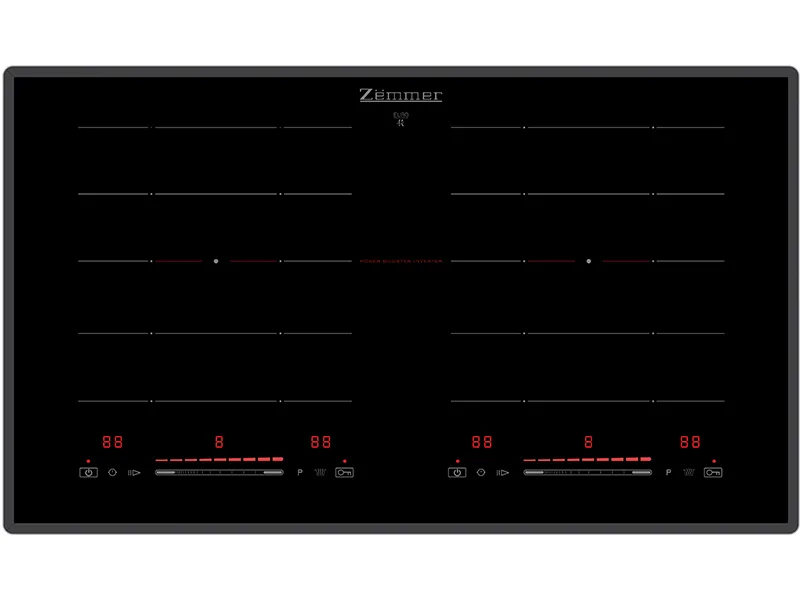 Bếp Điện Từ Đôi Zemcook Izm 282 Prox 4400W Cảm Ứng 1 Mặt Trước Bếp Điện Từ Đôi Zemcook Izm 282 Prox 2200W Cảm Ứng