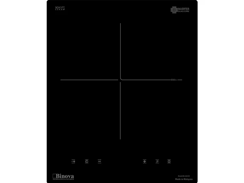 Bếp Điện Từ Đơn Binova Bi-268-Id 2200W Cảm Ứng 1 Mặt Trước Bếp Điện Từ Đơn Binova Bi-268-Id 2200W Cảm Ứng