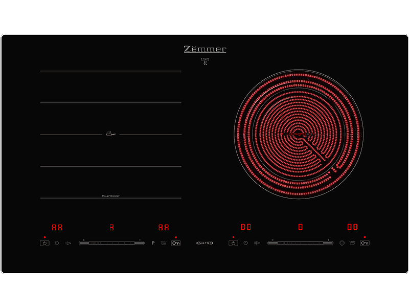 Bếp Điện Từ Hồng Ngoại Đôi Zemcook Izm 205 Pro Ih 4400W Cảm Ứng 1 Mặt Trước Bếp Điện Từ Hồng Ngoại Đôi Zemcook Izm 205 Pro Ih 2200W Cảm Ứng