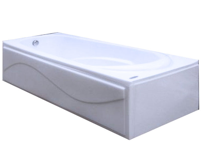 Bồn Tắm Nằm Đơn Massage Acrylic Việt Mỹ 17D Chữ Nhật Góc 1 Mặt Trước Bồn Tắm Nằm Đơn Massage Acrylic Việt Mỹ 17D Chữ Nhật Góc