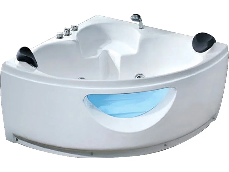 Mặt Trước Bồn Tắm Nằm Đôi Massage Acrylic Monaco Mc-2007 Tam Giác Góc