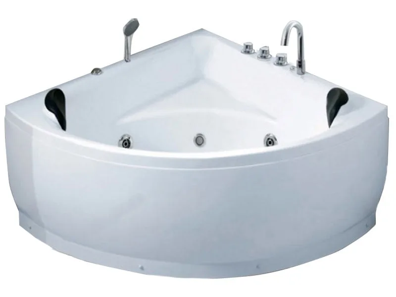 Mặt Trước Bồn Tắm Nằm Đôi Massage Acrylic Monaco Mc-2012 Tam Giác Góc