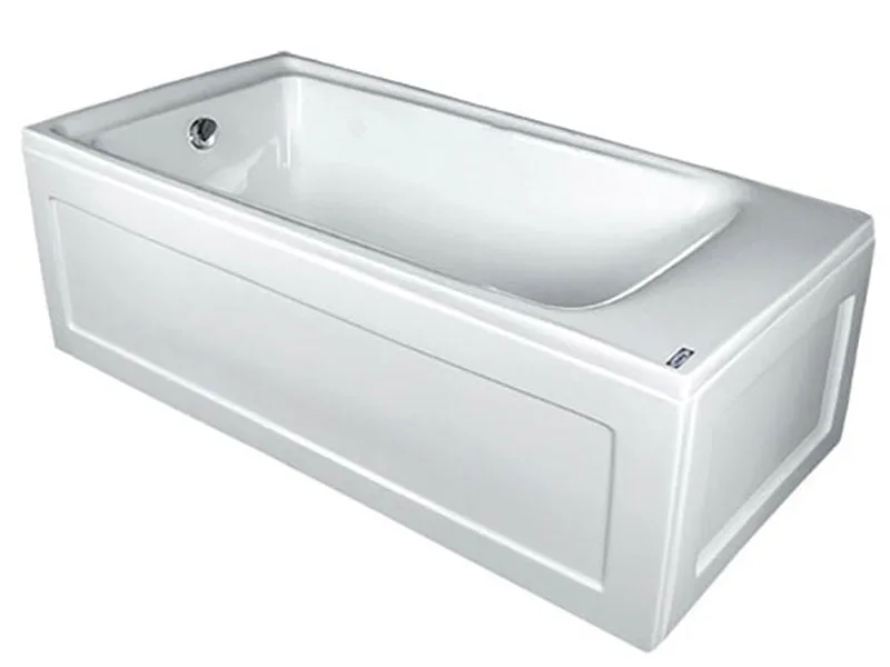 Bồn Tắm Nằm Đơn Acrylic Việt Mỹ V.1783 Chữ Nhật Góc 1 Mặt Trước Bồn Tắm Nằm Đơn Acrylic Việt Mỹ V.1783 Chữ Nhật Góc