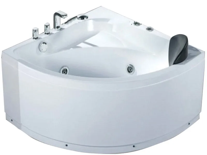 Mặt Trước Bồn Tắm Nằm Đơn Massage Acrylic Monaco MC-2013 Tam Giác Góc