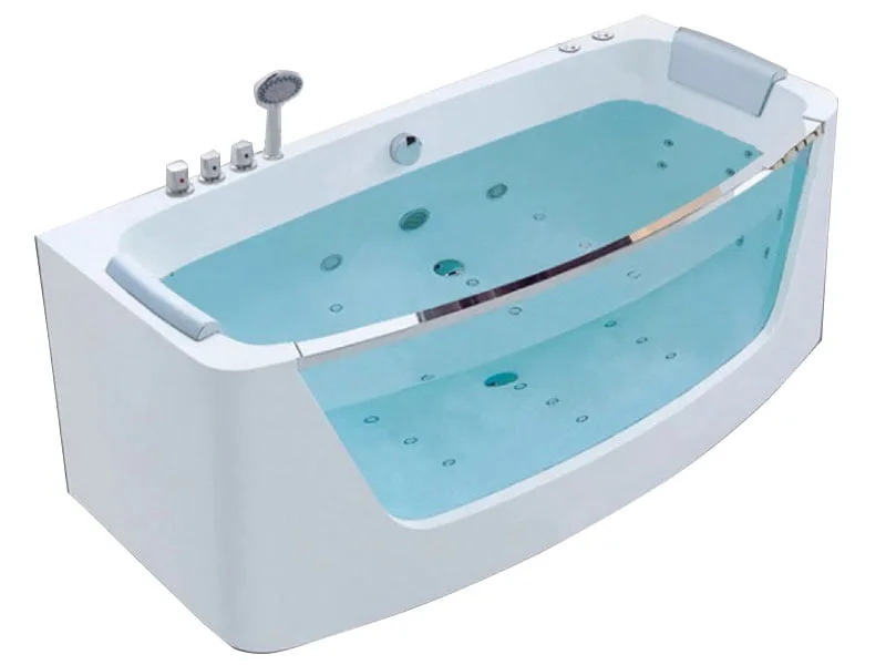 Mặt Trước Bồn Tắm Nằm Đơn Massage Acrylic Monaco Mc-2015 Chữ Nhật Góc