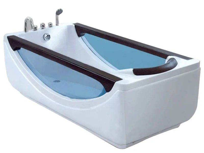 Mặt Trước Bồn Tắm Nằm Đơn Massage Acrylic Monaco Mc-2016 Chữ Nhật Góc